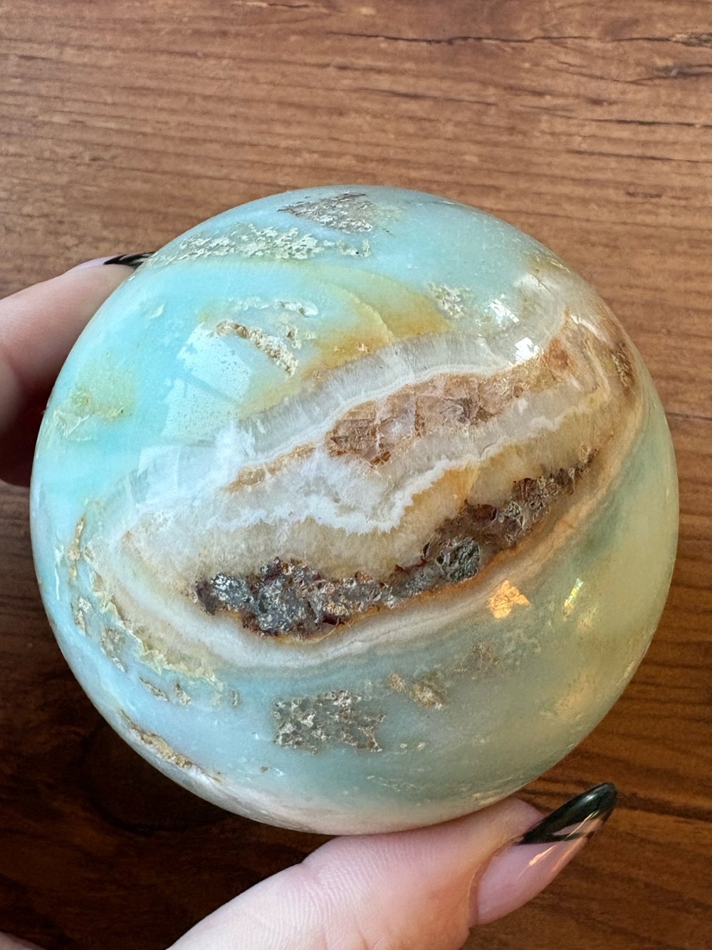Large Caribbean Calcite Sphere